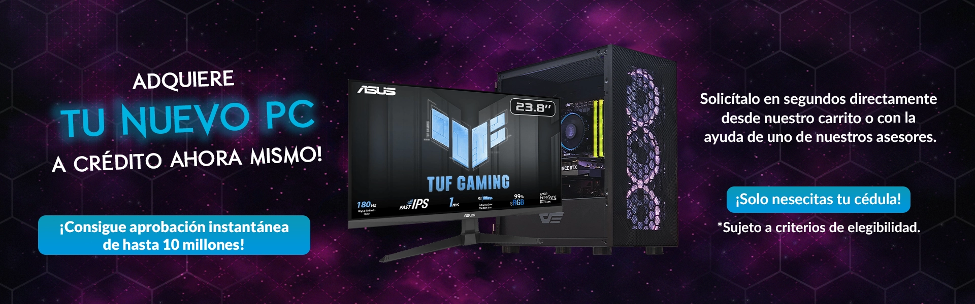 Crédito hasta 10 millones para la compra de tu nueva PC