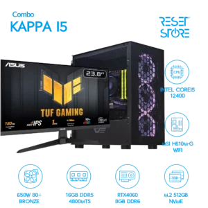 Combo Kappa i5 - RTX4060 + 24" 180Hz